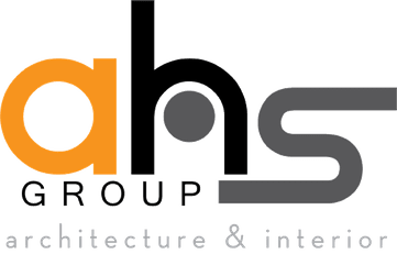 dbtid_AADrJ3D5e6azAk4HaIwUVXOfiiY5Nrsjd2I Logo of AHS Group featuring stylized lowercase letters "ahs" in orange, black, and gray, with the text "GROUP" below and "architecture & interior" at the bottom.